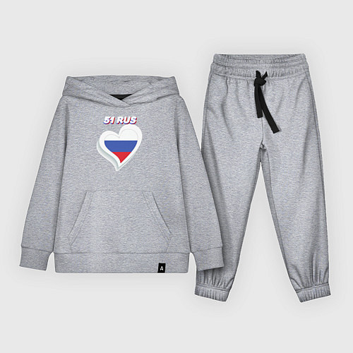Детский костюм 51 регион Мурманская область / Меланж – фото 1