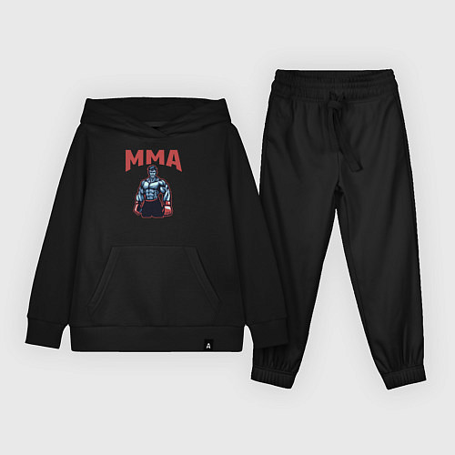 Детский костюм MMA боец / Черный – фото 1