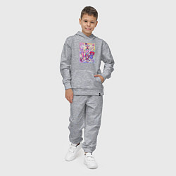 Костюм хлопковый детский The amazing digital circus together, цвет: меланж — фото 2