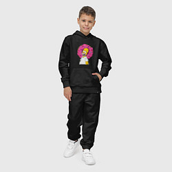 Костюм хлопковый детский Святые пышки, цвет: черный — фото 2