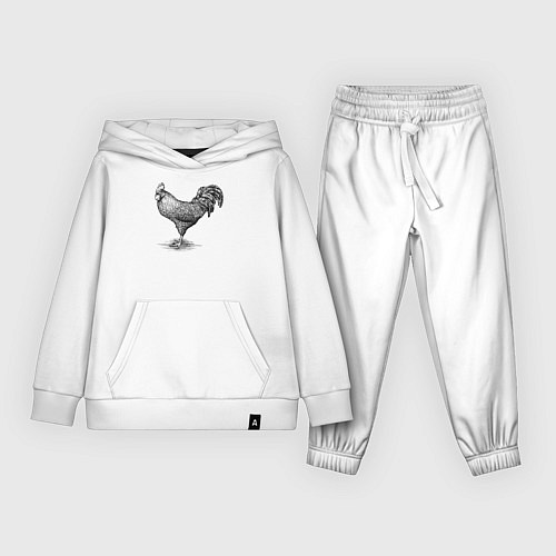 Детский костюм Петух / Белый – фото 1