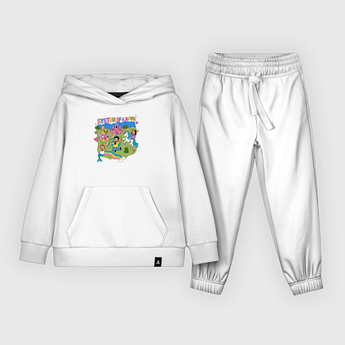 Детский костюм System of a Down мульт / Белый – фото 1