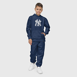 Костюм хлопковый детский New York yankees - baseball logo, цвет: тёмно-синий — фото 2