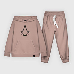 Костюм хлопковый детский Assassins creed - mirage, цвет: пыльно-розовый