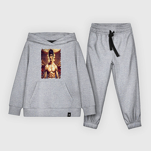 Детский костюм Брюс Ли актер / Меланж – фото 1