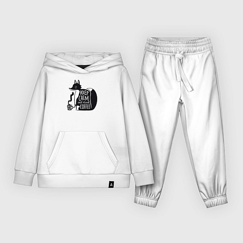 Детский костюм Лисичка с кофе / Белый – фото 1