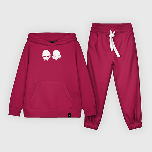 Детский костюм Белый пришелец / Маджента – фото 1