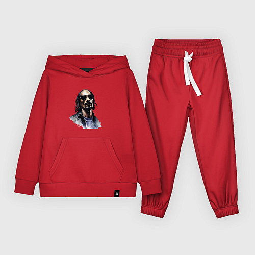 Детский костюм Snoop dog / Красный – фото 1