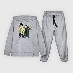 Костюм хлопковый детский Vault Jay and silent Bob, цвет: меланж
