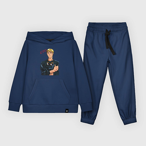 Детский костюм Эйкити Онидзука учитель / Тёмно-синий – фото 1