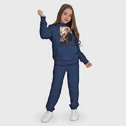 Костюм хлопковый детский Юдзи Итадори Магическая битва, цвет: тёмно-синий — фото 2