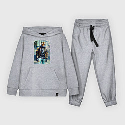 Детский костюм Чувак тигр на своём районе - нейросеть