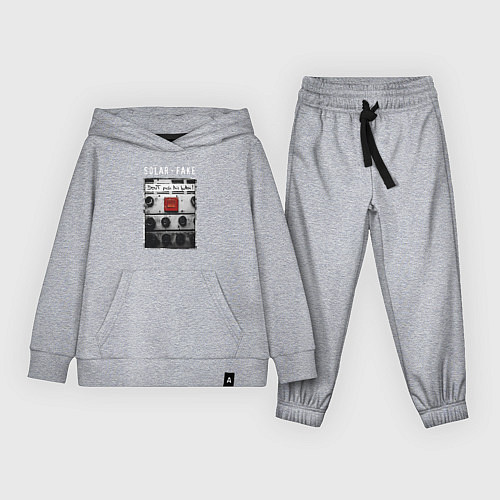 Детский костюм Solar Fake - Dont push the button / Меланж – фото 1