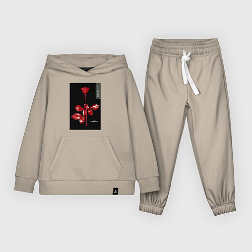 Детский костюм Depeche mode rose / Миндальный – фото 1