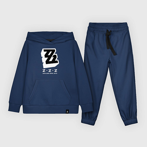 Детский костюм Zenless zone zero лого / Тёмно-синий – фото 1
