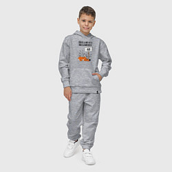 Костюм хлопковый детский Хитрый ленивый лисёнок, цвет: меланж — фото 2