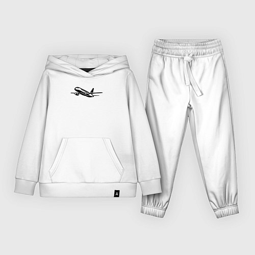 Детский костюм Сухой Суперджет 100 черный / Белый – фото 1