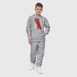 Костюм хлопковый детский Mitsubishi Lancer Evolution, цвет: меланж — фото 2