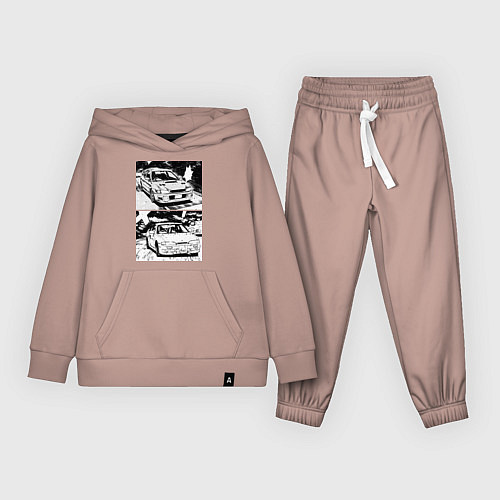 Детский костюм Nissan silvia subaru forester / Пыльно-розовый – фото 1