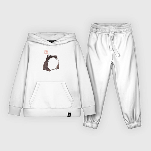 Детский костюм Мацумото Ходжи - жаба живопись / Белый – фото 1