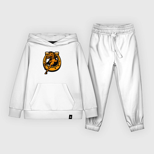 Детский костюм Лошадь и подкова / Белый – фото 1