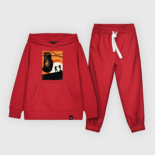 Детский костюм Бокс тренировка / Красный – фото 1