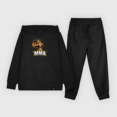 Детский костюм Fighter MMA / Черный – фото 1