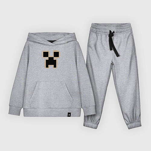 Детский костюм Логотип игры Майнкрафт / Меланж – фото 1