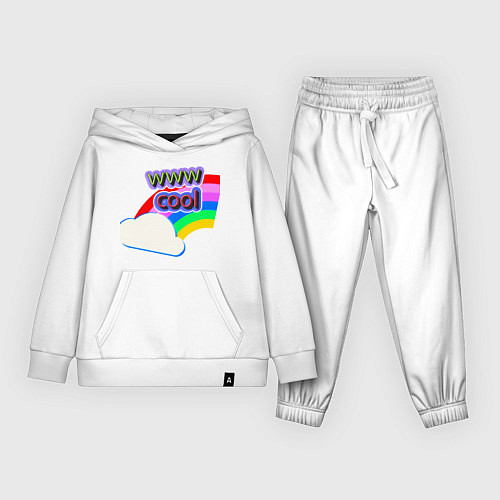 Детский костюм Rainbow Vibes / Белый – фото 1