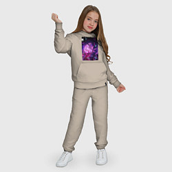 Костюм хлопковый детский Ребёнок идола Ай Хосино, цвет: миндальный — фото 2