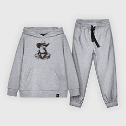 Костюм хлопковый детский Голубь ковбой на диком западе, цвет: меланж