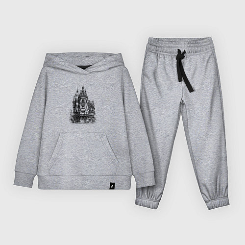 Детский костюм Старинный дом / Меланж – фото 1