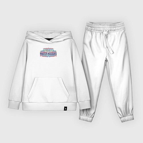 Детский костюм Зимние праздники / Белый – фото 1