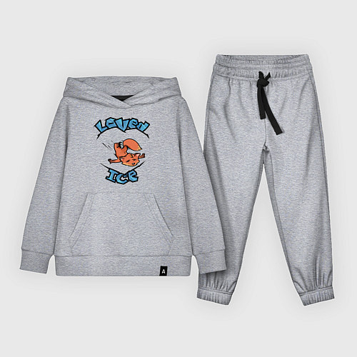 Детский костюм Любил лёд / Меланж – фото 1