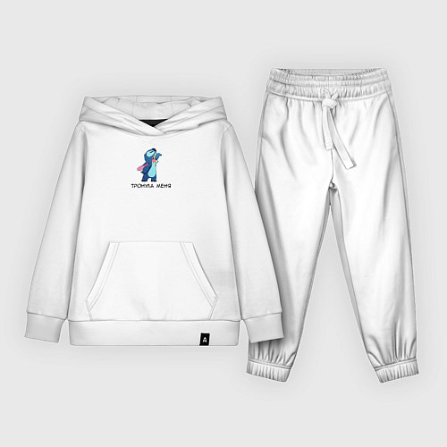 Детский костюм Тронула меня - Стич и Лило / Белый – фото 1