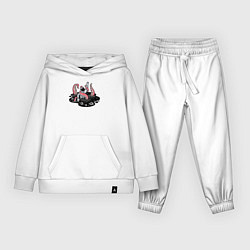 Костюм хлопковый детский Схватка с космическим осьминогом, цвет: белый