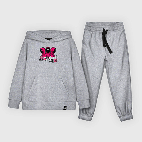 Детский костюм Squid game team / Меланж – фото 1