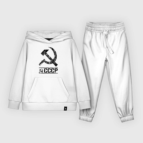 Детский костюм Серп и молот черный / Белый – фото 1