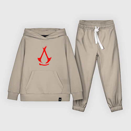 Детский костюм Assassins creed - shadows logotype / Миндальный – фото 1