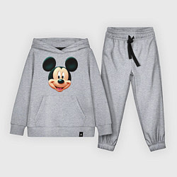 Костюм хлопковый детский Mickey mouse head, цвет: меланж