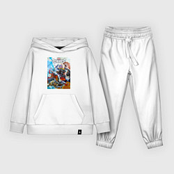 Костюм хлопковый детский Персонажи - Marvel rivals, цвет: белый