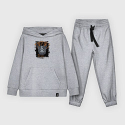 Костюм хлопковый детский Трансформеры знак десептиконов, цвет: меланж