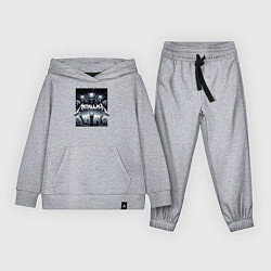 Костюм хлопковый детский Thrash metal - Metallica, цвет: меланж