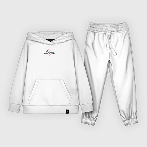 Детский костюм Лена в сердечке / Белый – фото 1