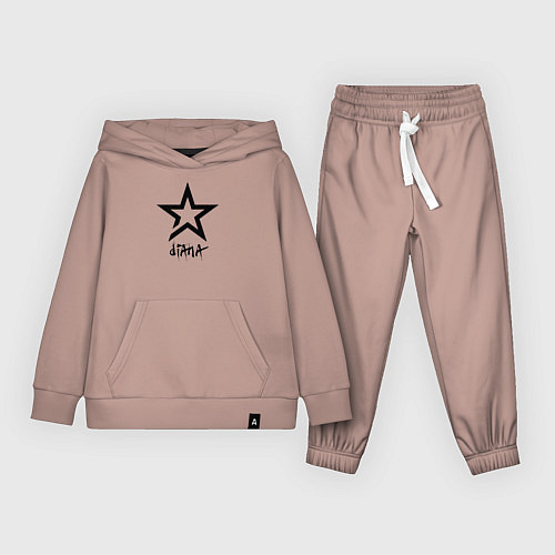 Детский костюм Diana - star / Пыльно-розовый – фото 1