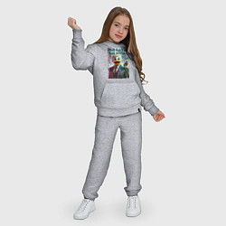 Костюм хлопковый детский Donald Duck Trump and James Duck Vance, цвет: меланж — фото 2