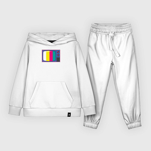 Детский костюм Ретро телевизор / Белый – фото 1