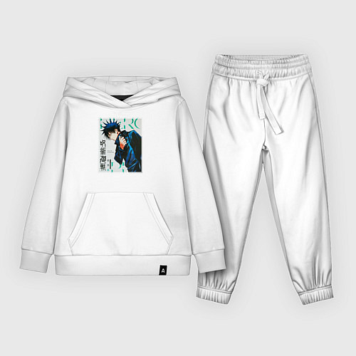 Детский костюм Мегуми фусигуро манга / Белый – фото 1