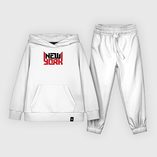 Детский костюм America New York / Белый – фото 1
