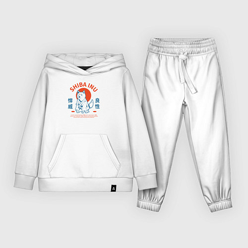 Детский костюм Сиба ину , Японский стиль / Белый – фото 1